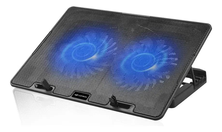 Base Suporte Notebook Refrigerada C3Tech NBC-50BK 15,6'' Ventilador Silencioso
