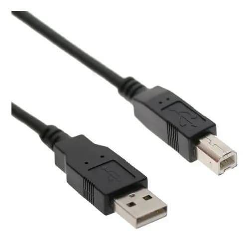 Cabo Impressora USB 2.0 - 1,8 Metros - Preto Conector AM/BM PLUSCABLE