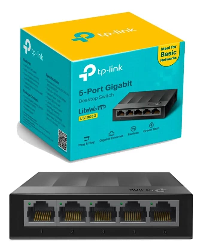 Switch De Mesa 5 Portas Gigabit High Speed 1005ls