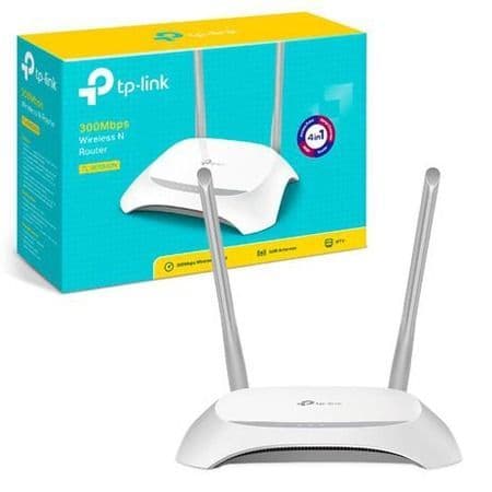Roteador Wireless TP-Link TL-WR840N(W) 300Mbps 10/100Mbps com 2 Antenas Branco